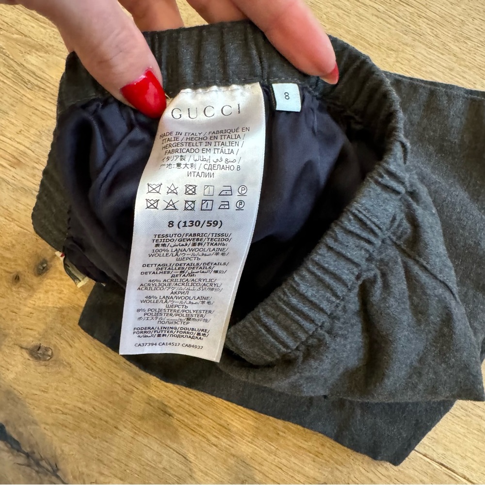 Gucci Gray wool boys shorts - Picture 7 of 7